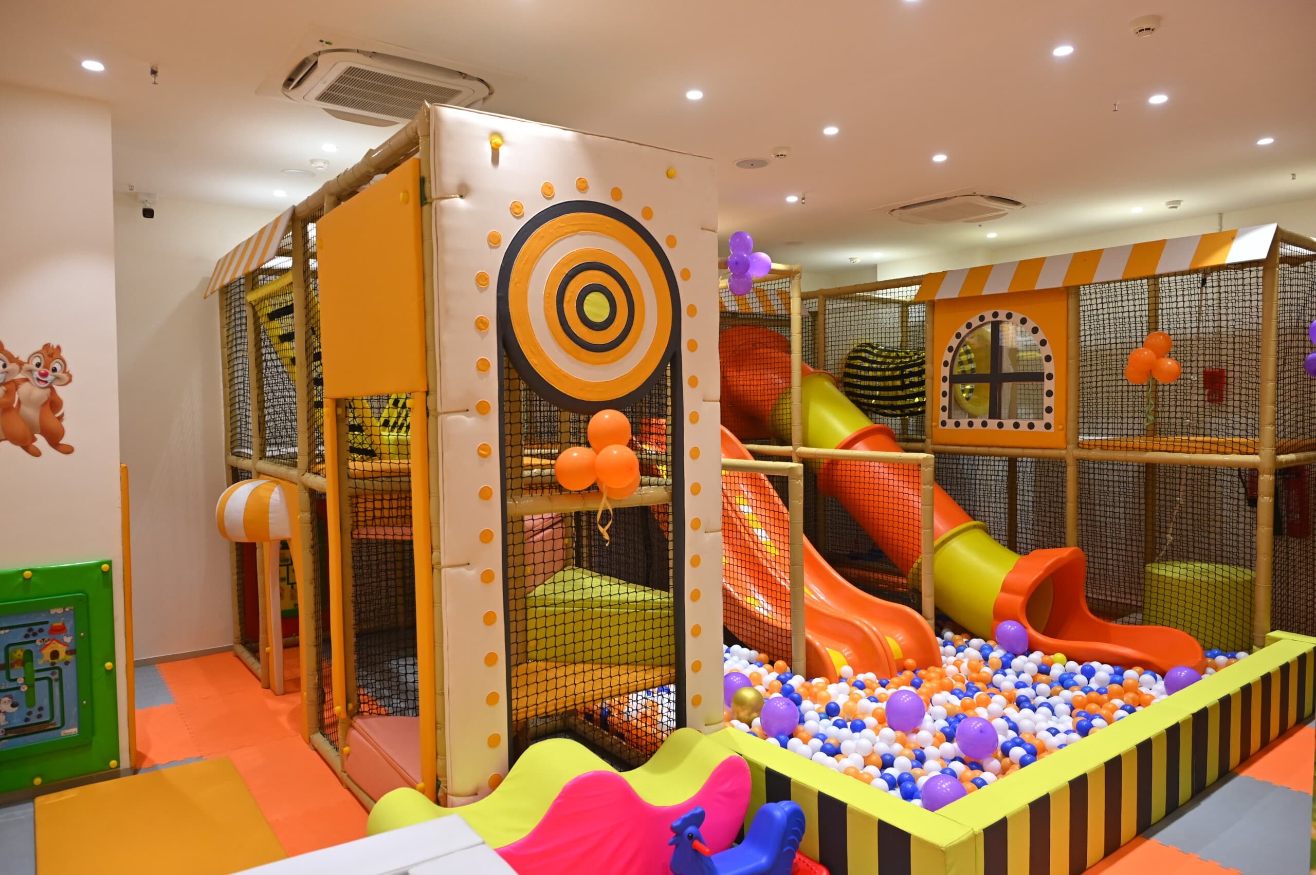 Vibrant indoor play area